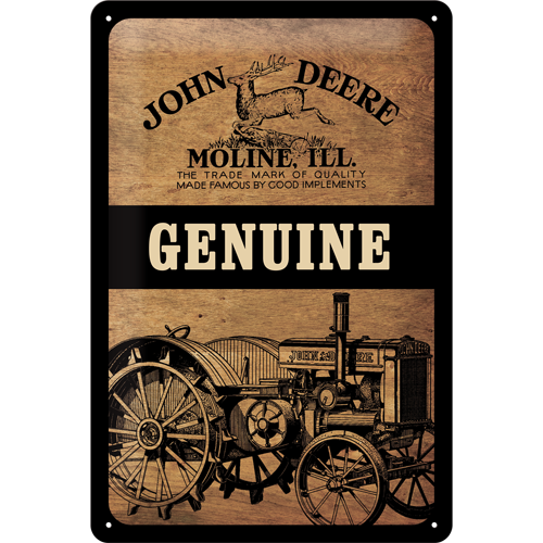 John Deere Genuine - mittleres Schild